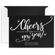 Cheers to the New Year Flat Shimmer Holiday Cards Image 1 of 8